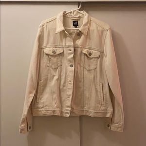 NWT Gap White Denim Jacket